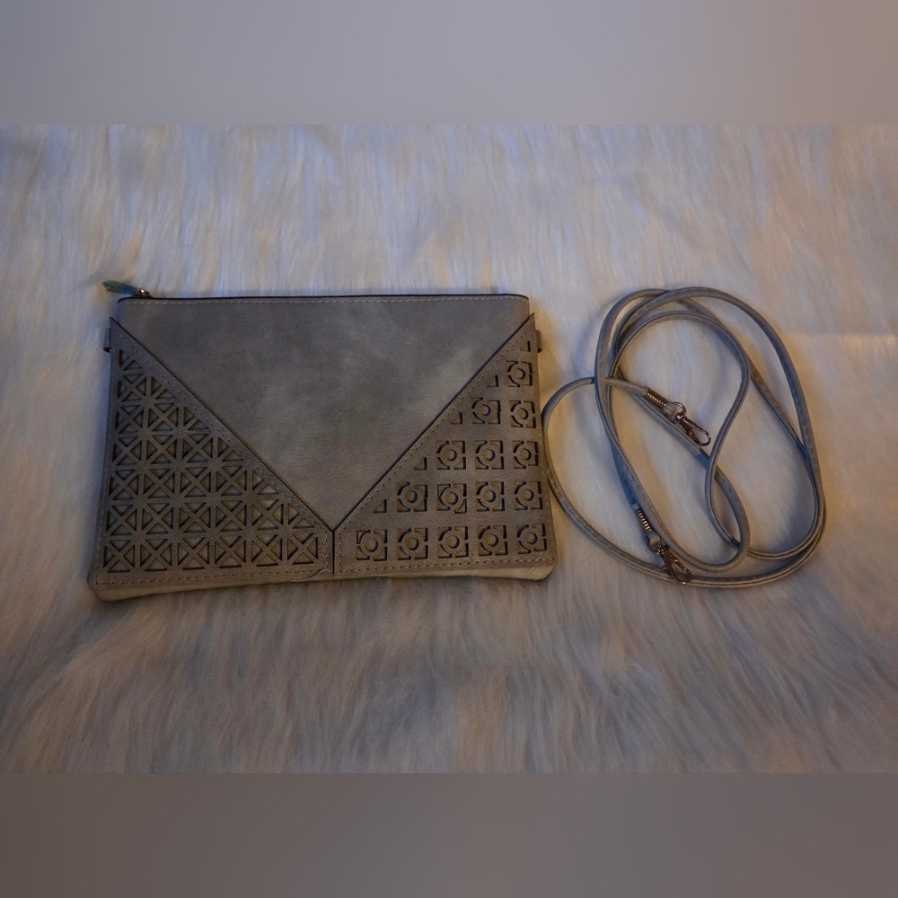 Christina Lee France X's & O's Vegan Leather Crossbody Clutch Bag (Collectors)
